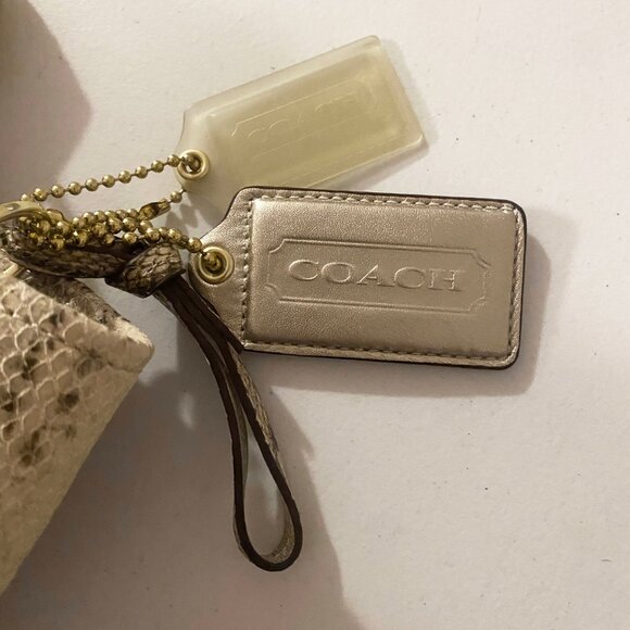 COACH 17043 Audrey Python Slim Tote - Picture 2 of 10